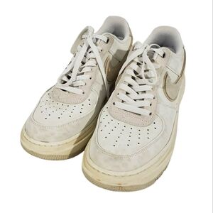 NIKE Air Force 1 Mens Summit White Low Top Athletic Casual  Shoes Size 9.5